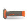 PROGRIP Gripy (rukoväte) PG791 Off Road 22+25 mm 115 mm – sivé/oranžové dvojzložkové