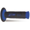 PROGRIP Gripy PG791 Half Waffle 115 mm – 22/25 mm, uzavreté (Farba Biela / svetlomodrá · 791-392)