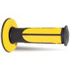 PROGRIP Gripy (rukoväte) PG798 Off Road 22+25 mm 115 mm – čierne/žlté dvojzložkové Half Waffle