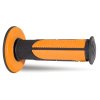 PROGRIP Gripy (rukoväte) PG798 Off Road 22+25 mm 115 mm – čierne/oranžové dvojzložkové Half Waffle
