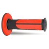 PROGRIP Gripy (rukoväte) PG798 Off Road 22+25 mm 115 mm – čierne/červené dvojzložkové Half Waffle