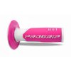 PROGRIP Gripy (rukoväte) PG801 Off Road (22+25 mm, dĺžka 115 mm) – biele/fuksové fluo, dvojzložkové