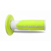 PROGRIP Gripy (rukoväte) PG801 Off Road (22+25 mm, dĺžka 115 mm) – biele/žlté fluo, dvojzložkové