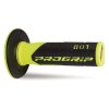 PROGRIP Gripy (rukoväte) PG801 Off Road 22+25 mm 115 mm – žlté fluo/čierne dvojzložkové