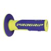 PROGRIP Gripy (rukoväte) PG801 Off Road (22+25 mm, dĺžka 115 mm) – žlté fluo/modré, dvojzložkové