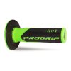 PROGRIP Gripy (rukoväte) PG801 Off Road 22+25 mm 115 mm – zelené fluo/čierne dvojzložkové