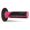 PROGRIP Gripy (rukoväte) PG801 Off Road 22+25 mm 115 mm – ružové fluo/čierne dvojzložkové