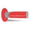 PROGRIP Gripy (rukoväte) PG801 Off Road 22+25 mm 115 mm – sivé/červené dvojzložkové