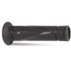PROGRIP Gripy (rukoväte) PG838 Road 22+25 mm 122 mm – čierne/titánové dvojzložkové