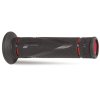 PROGRIP Gripy (rukoväte) PG838 Road 22+25 mm 122 mm – čierne/červené dvojzložkové