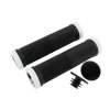 PROGRIP Gripy (rukoväte) PG999 ATV / Jet Ski / MTB (22+22 mm, dĺžka 120 mm) – čierne/biele, Lock-On