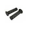 PROGRIP Gripy PG717 ROAD (22+25 mm, dĺžka 122 mm) – čierne/sivé otvorené (dvojzložkové) (717-187)