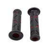 PROGRIP Gripy PG717 ROAD (22+25 mm, dĺžka 122 mm) – čierne/červené otvorené (dvojzložkové) (717-149)