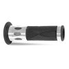 PROGRIP Gripy (rukoväte) PG744 Scooter Alu 22+25 mm 115 mm – strieborné jednozložkové