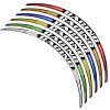PROGRIP Samolepiace pásy na ráfiky PG5026 Racing Standard – 12 dielov (Farba Červená · 5026-107)