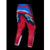 ALPINESTARS Motokrosové nohavice Fluid Drag 2027 – modrá/tmavomodrá/ohnivočervená/biela