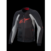 ALPINESTARS Priedušná moto bunda Troop-Air – čierna/popolavá sivá/jasná červená