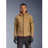 ALPINESTARS Textilná moto bunda Aeroshell Waterproof – tmavá khaki/čierna/oranžová fluo