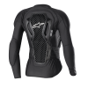ALPINESTARS Dámska ochranná vesta s rukávmi Stella Bionic Action V2 – čierna/tyrkysová
