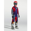 ALPINESTARS Motokrosový dres Fluid Drag 2027 – modrá/tmavomodrá/ohnivočervená/biela