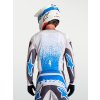 ALPINESTARS Motokrosový dres Fluid Drag 2027 – kamenná sivá/svetloorgovánová/modrá UCLA