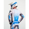 ALPINESTARS Motokrosový dres Fluid Drag 2027 – kamenná sivá/svetloorgovánová/modrá UCLA