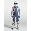 ALPINESTARS Motokrosový dres Fluid Drag 2027 – kamenná sivá/svetloorgovánová/modrá UCLA
