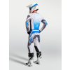 ALPINESTARS Motokrosový dres Fluid Drag 2027 – kamenná sivá/svetloorgovánová/modrá UCLA