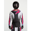 ALPINESTARS Motokrosový dres Fluid Drag 2027 – čierna/biela/svetlomodrá/červená fluo