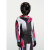 ALPINESTARS Motokrosový dres Fluid Drag 2027 – čierna/biela/svetlomodrá/červená fluo