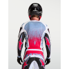 ALPINESTARS Motokrosový dres Fluid Drag 2027 – čierna/biela/svetlomodrá/červená fluo