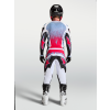 ALPINESTARS Motokrosový dres Fluid Drag 2027 – čierna/biela/svetlomodrá/červená fluo