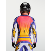 ALPINESTARS Motokrosový dres Fluid Drag 2027 – svetloorgovánová/modrá Iris/zlatá