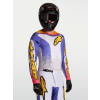 ALPINESTARS Motokrosový dres Fluid Drag 2027 – svetloorgovánová/modrá Iris/zlatá