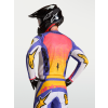 ALPINESTARS Motokrosový dres Fluid Drag 2027 – svetloorgovánová/modrá Iris/zlatá