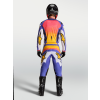 ALPINESTARS Motokrosový dres Fluid Drag 2027 – svetloorgovánová/modrá Iris/zlatá