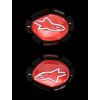 ALPINESTARS Kolenný slider GP Tech – červená/biela