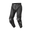 ALPINESTARS Kožené moto nohavice Track V2 Leather – čierna