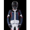 ALPINESTARS Nepremokavá moto bunda ST-1 Waterproof – tmavomodrá/čierna/jasná červená