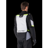 ALPINESTARS Nepremokavá moto bunda ST-1 Waterproof – ľadová sivá/čierna/žltá fluo