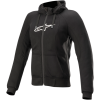 ALPINESTARS Dámska moto mikina Stella Chrome Sport – čierna