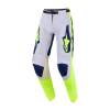 ALPINESTARS Motokrosové nohavice Racer Air Riway 2026 – svetlosivá/žltá fluo/modrá