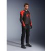 ALPINESTARS Modulárna priedušná moto bunda T-Stunt Air – čierna/červená fluo/tmavá červená