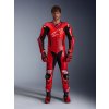 ALPINESTARS Kožená moto kombinéza GP Plus V4 Sprint 1-Piece – červená fluo/stredná červená/biela