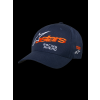 ALPINESTARS Šiltovka Entitled – tmavá modrá/oranžová