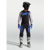 ALPINESTARS Motokrosový dres Supertech Hiten AFD 2027 – čierna/svetloorgovánová/modrá Blithe