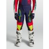 ALPINESTARS Detské motokrosové nohavice Youth Fluid Drag 2027 – modrá/tmavomodrá/ohnivočervená/biela