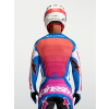 ALPINESTARS Motokrosový dres Techstar Maven 2027 – biela/koralová Hot Coral/modrá Blithe