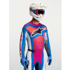 ALPINESTARS Motokrosový dres Techstar Maven 2027 – biela/koralová Hot Coral/modrá Blithe