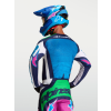 ALPINESTARS Motokrosový dres Techstar Maven 2027 – biela/modrá Blithe/zelená fluo